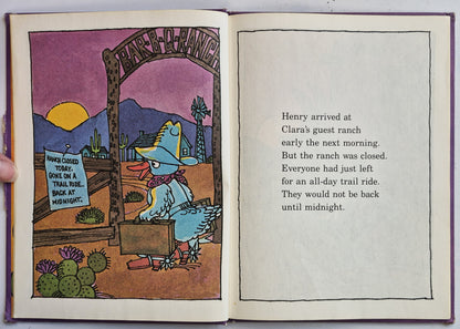 Henry Goes West by Robert Quackenbush (Good, 1982, HC, Parents Magazine Read Aloud)