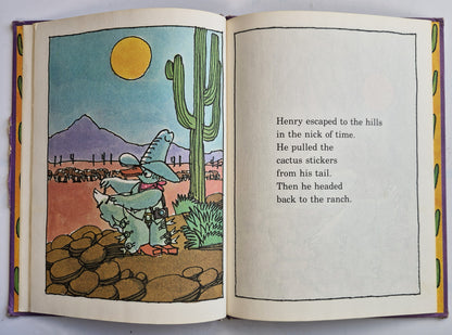 Henry Goes West by Robert Quackenbush (Good, 1982, HC, Parents Magazine Read Aloud)
