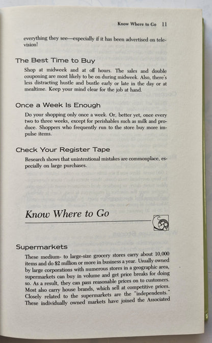 Cut Your Bills in Half: Thousands of Tips to Save Thousands of Dollars (Very Good, 1989, HC, 393 pgs. Rodale Press)