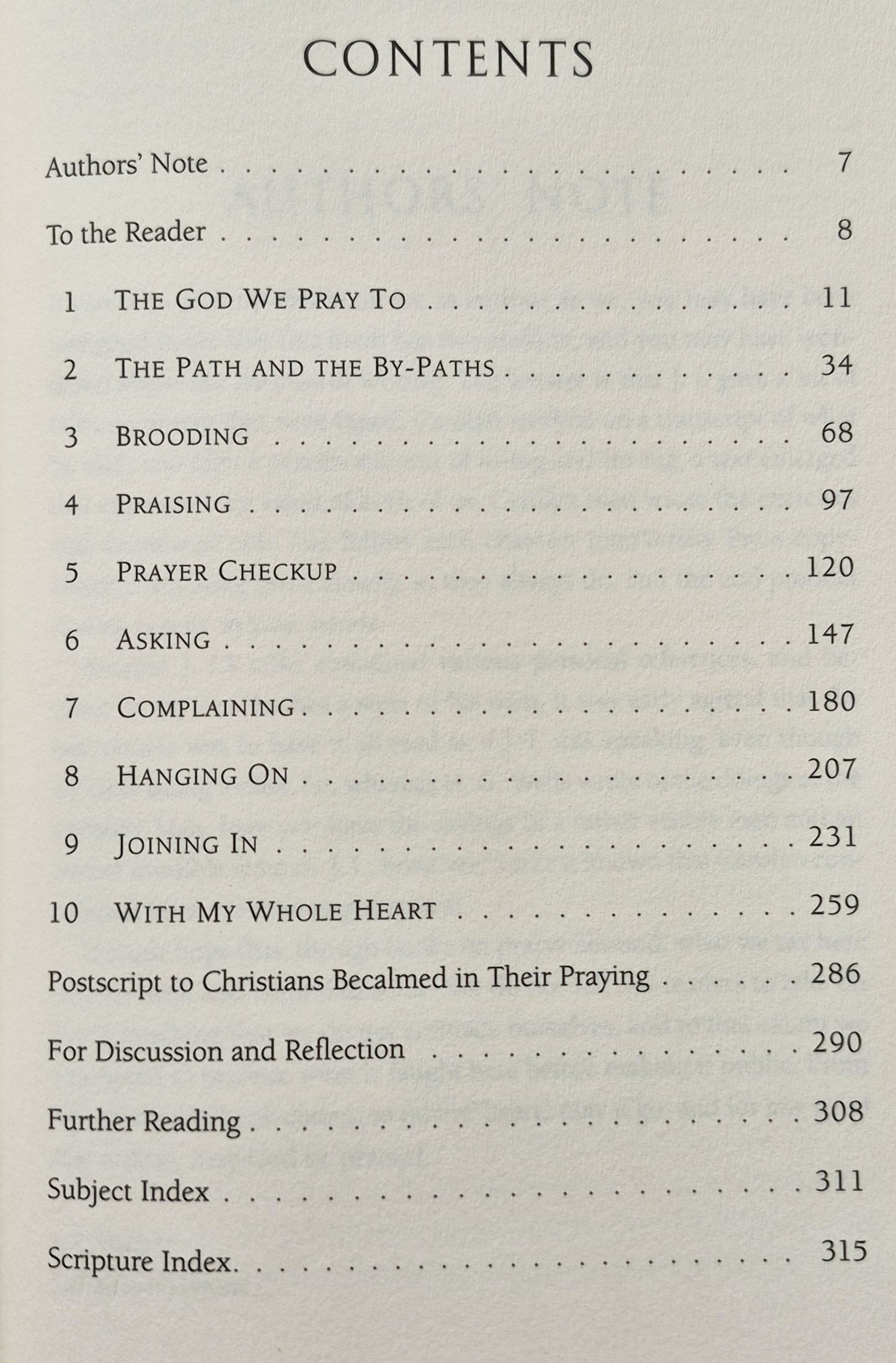 Praying: Finding Our Way through Duty to Delight by J. I. Packer; Carolyn Nystrom (Very good, 2006, 319 pgs, IVP Books)