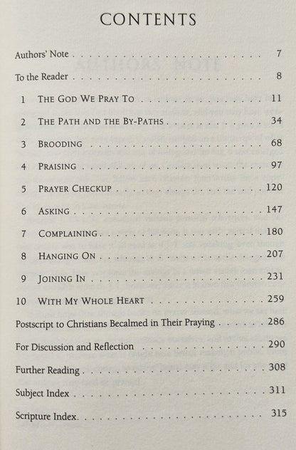 Praying: Finding Our Way through Duty to Delight by J. I. Packer; Carolyn Nystrom (Very good, 2006, 319 pgs, IVP Books)
