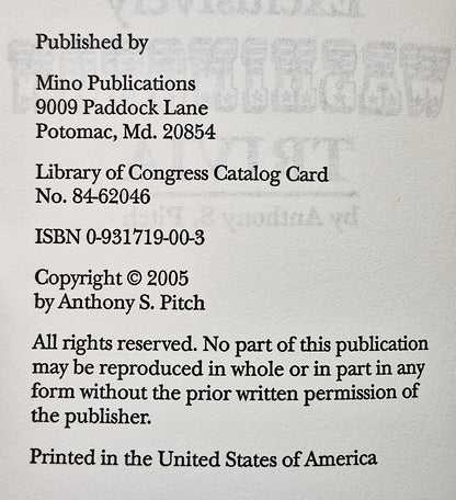Exclusively Washington Trivia by Anthony S. Pitch (Very Good, 2005, Pbk, 172 pgs, Mino Pub)