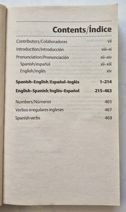 The Oxford New Spanish Dictionary edited by Nicholas Rollin; Carol Carvajal (Very good, 2009, PBK, 477 pgs, Berkley Pub)