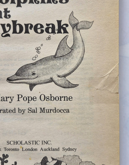 Magic Tree House #9: Dolphins at Daybreak by Mary Pope Osborne (Good, 1997,  Pbk, 67 pgs, Scholastic)