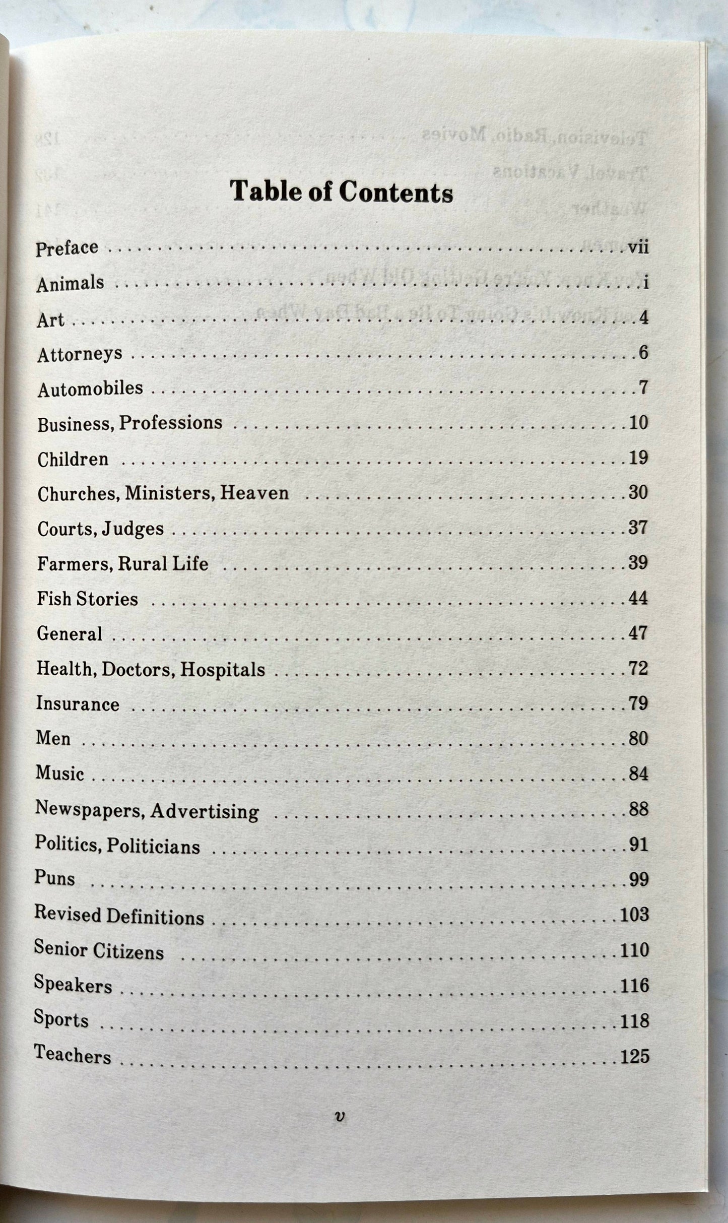 A Treasury of Ozark Country Humor by Jim Reed (Very good, 1996, Pbk, 162 pgs, Litho Printers)