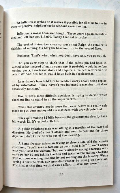 A Treasury of Ozark Country Humor by Jim Reed (Very good, 1996, Pbk, 162 pgs, Litho Printers)