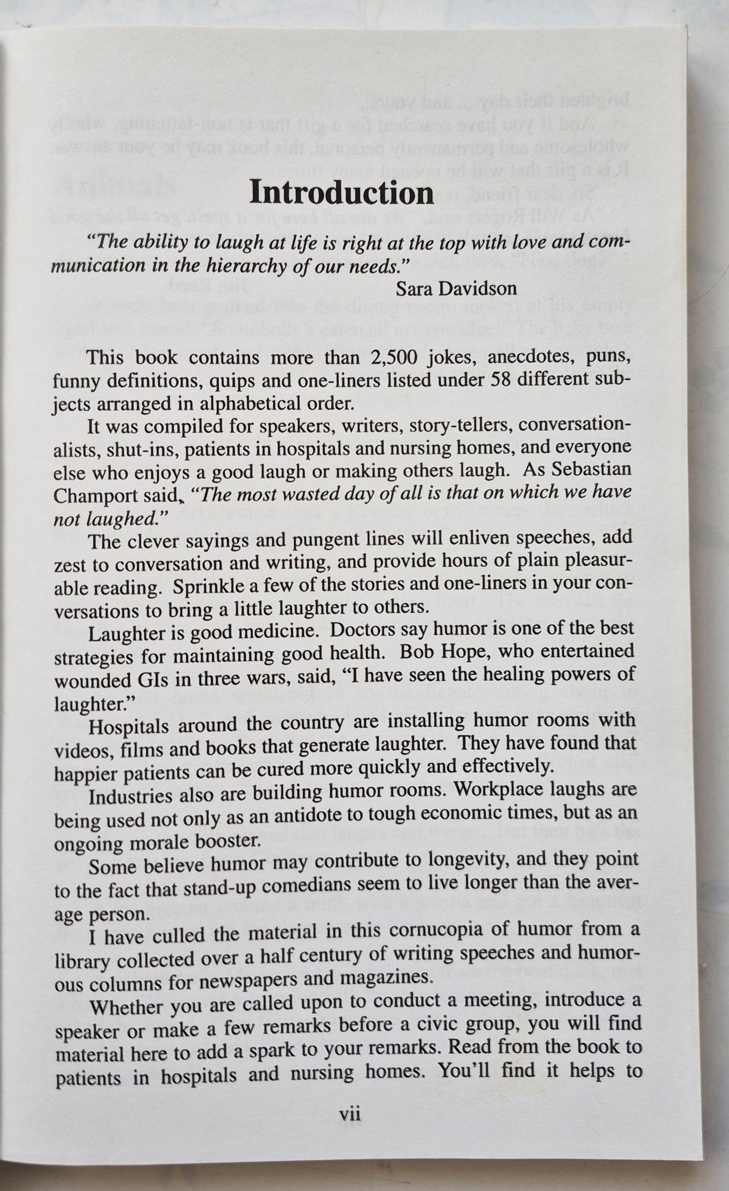 A Treasury of Ozark Country Humor Vol 2 by Jim Reed (Very good, 1995, Pbk, 251 pgs, Litho Printers)