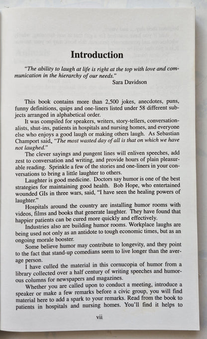 A Treasury of Ozark Country Humor Vol 2 by Jim Reed (Very good, 1995, Pbk, 251 pgs, Litho Printers)