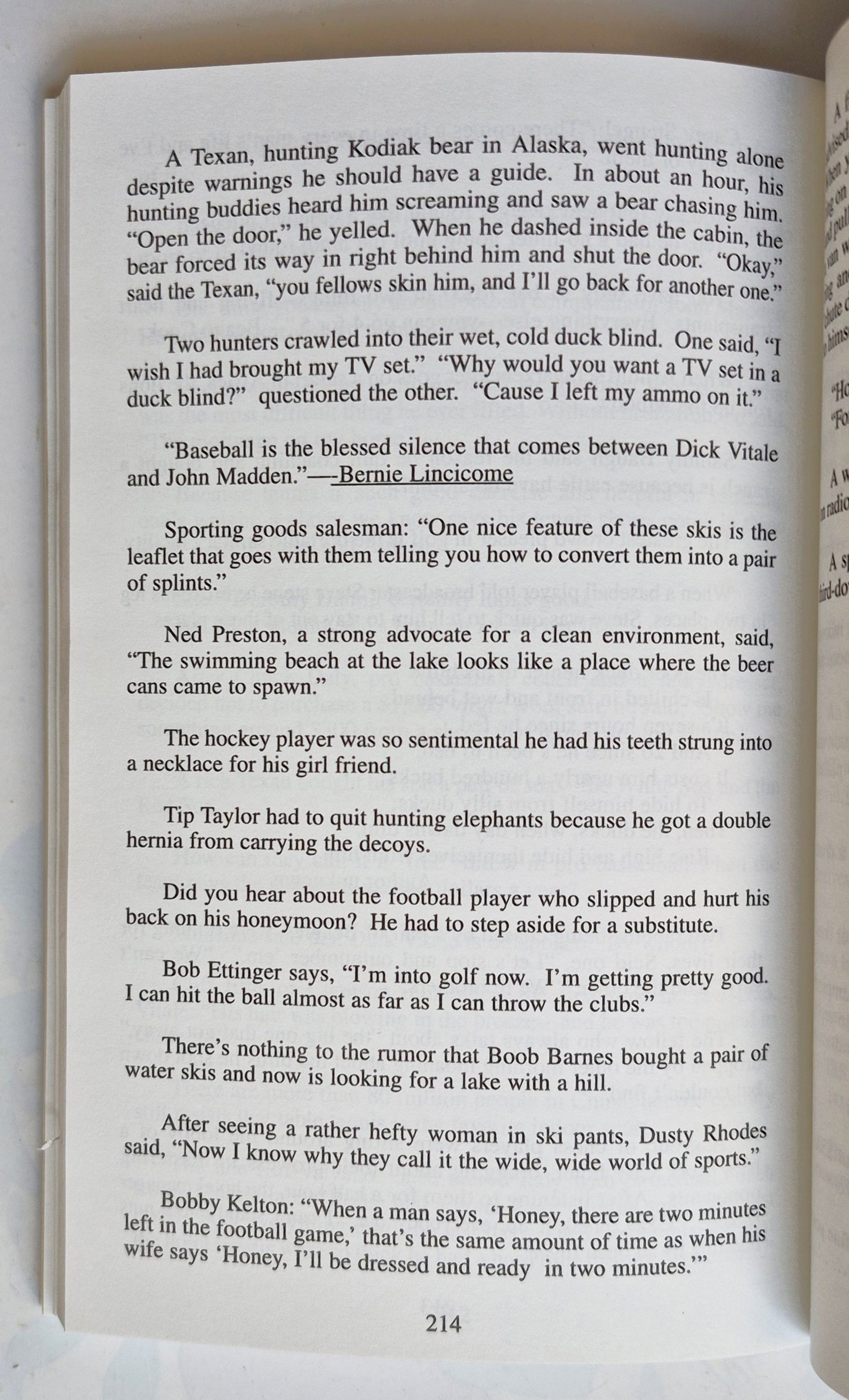 A Treasury of Ozark Country Humor Vol 2 by Jim Reed (Very good, 1995, Pbk, 251 pgs, Litho Printers)
