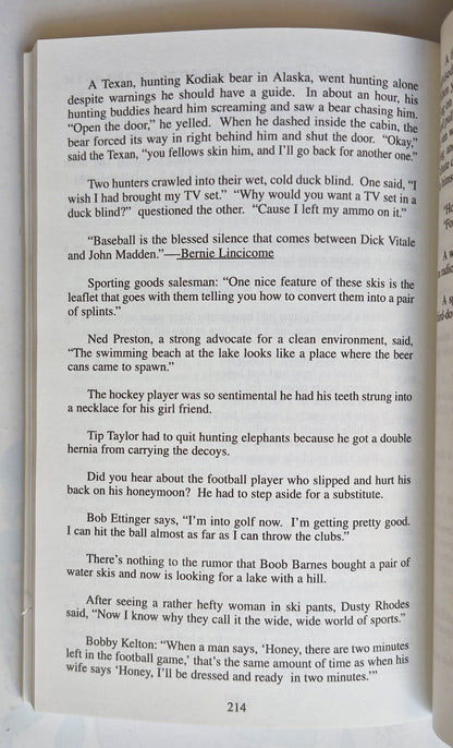 A Treasury of Ozark Country Humor Vol 2 by Jim Reed (Very good, 1995, Pbk, 251 pgs, Litho Printers)