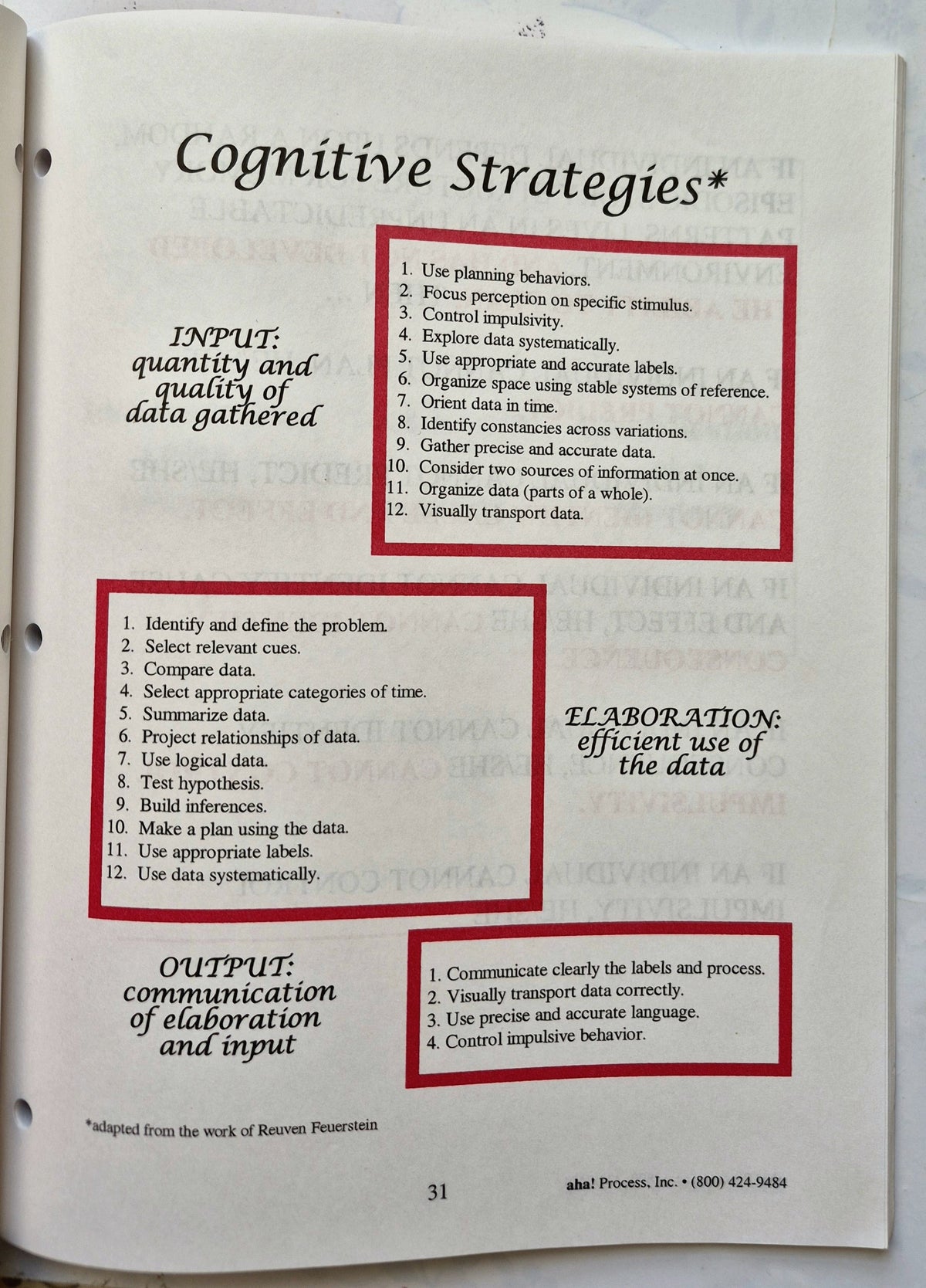 A Framework for Understanding Poverty Modules 1-9 Workbook by Ruby K. Payne (Very good, 1996, Pbk, 207 pgs, aha! Press)