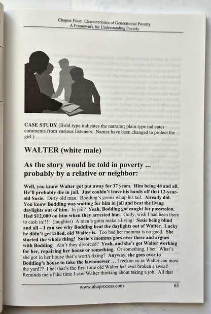 A Framework for Understanding Poverty por Ruby K. Payne (Muy bueno, 1996, Tapa blanda, 207 págs., aha! Press)