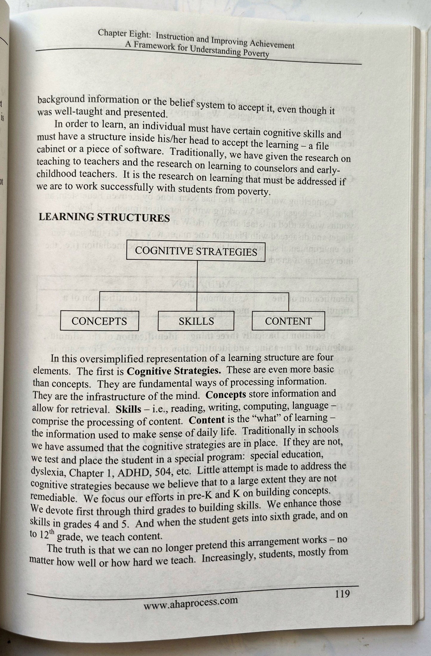 A Framework for Understanding Poverty por Ruby K. Payne (Muy bueno, 1996, Tapa blanda, 207 págs., aha! Press)