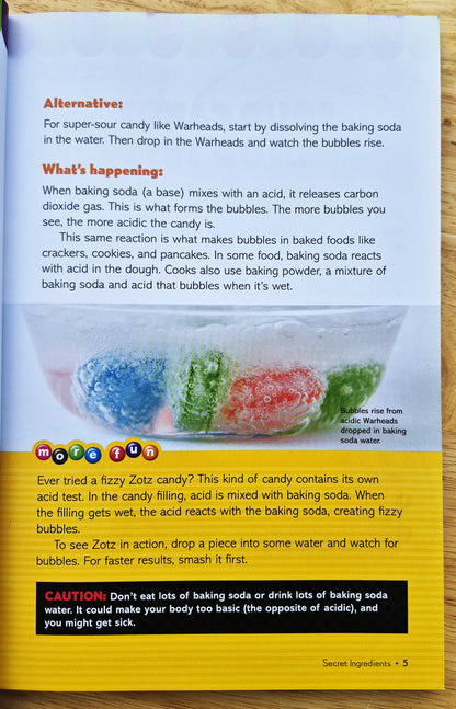 Experimentos con dulces, de Loralee Leavitt (Muy bueno, 2012, rústica, 164 págs., Andrews McMeel Publishing)