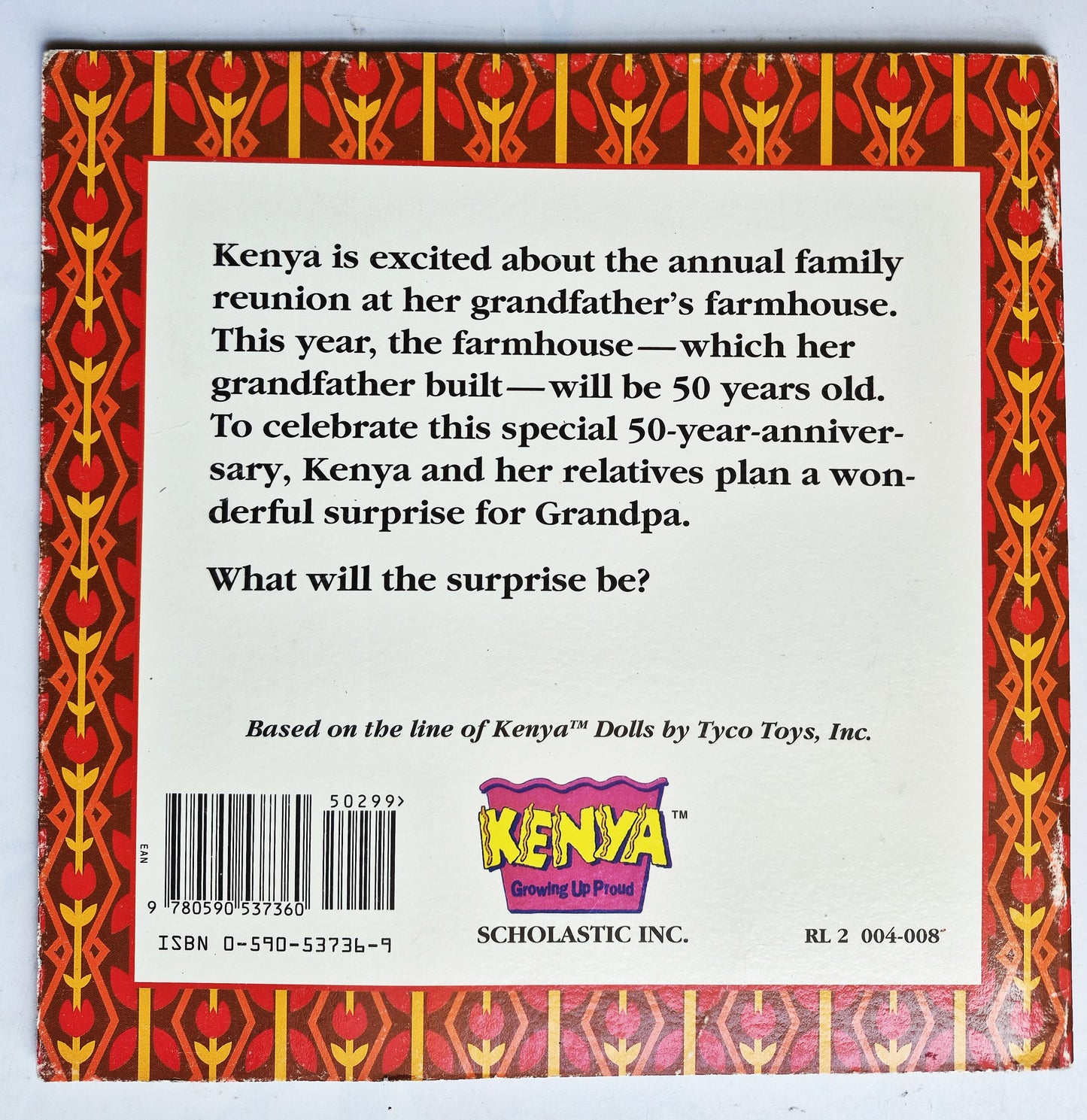 Kenya's Family Reunion by Juwanda G. Ford; Cristina Ong (Good, 1996, Pbk, Scholastic)