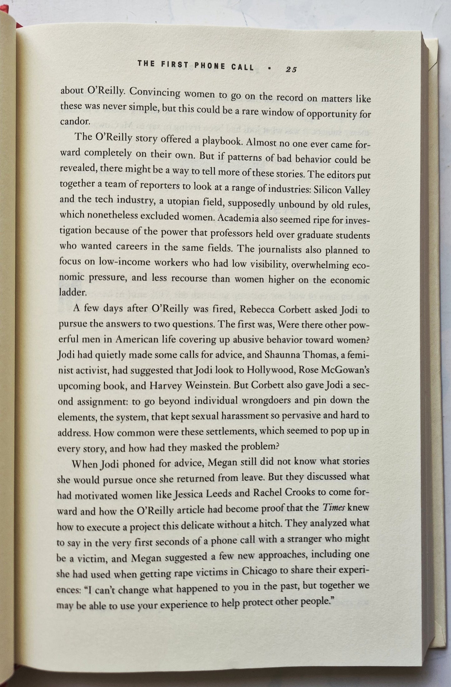 She Said: Breaking the Sexual Harassment Story that Helped Ignite a Movement by Jodi Kantor; Megan Twohey (Good, 2019, HC, 310 pgs, Penguin Press)