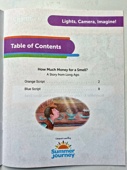 Lights, Camera, Imagine! Summer Journey Student Scripts (New, 2026, Pbk, 12 pgs, Catapult Learning)