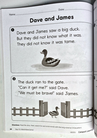 Up, Up, and Away Summer Journey Student Resource Book (New, 2025, Pbk, 67 pgs, Catapult Learning)