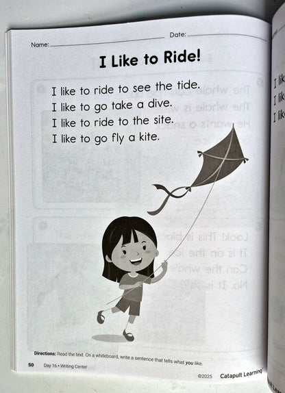 Up, Up, and Away Summer Journey Student Resource Book (New, 2025, Pbk, 67 pgs, Catapult Learning)