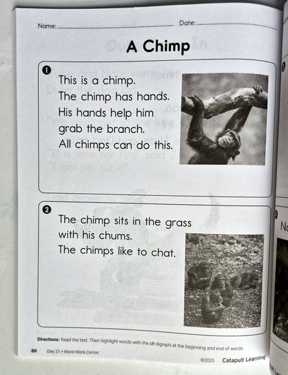 Up, Up, and Away Summer Journey Student Resource Book (New, 2025, Pbk, 67 pgs, Catapult Learning)
