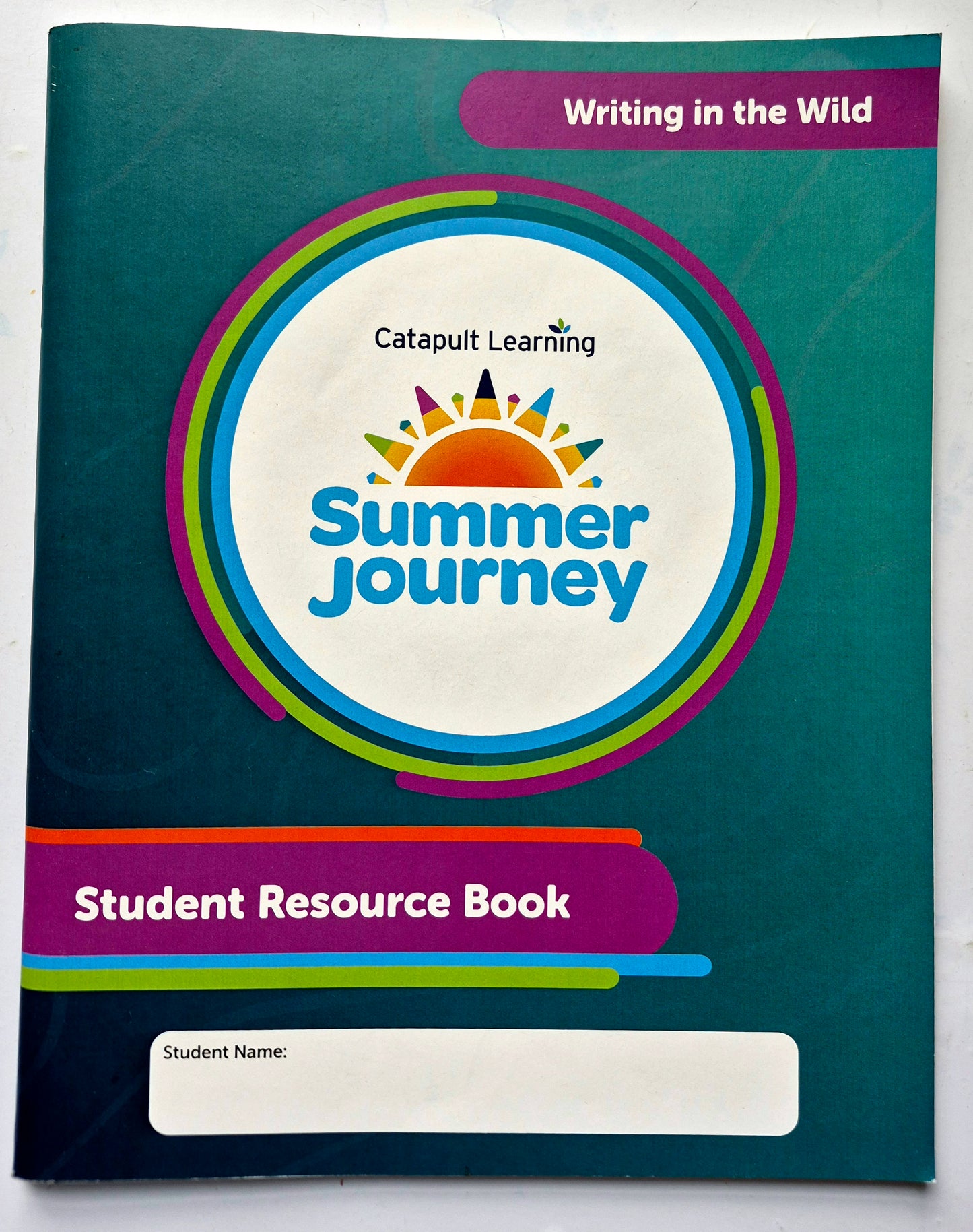 Writing in the Wild Summer Journey Student Resource Book (New, 2026, Pbk, 72 pgs, Catapult Learning)
