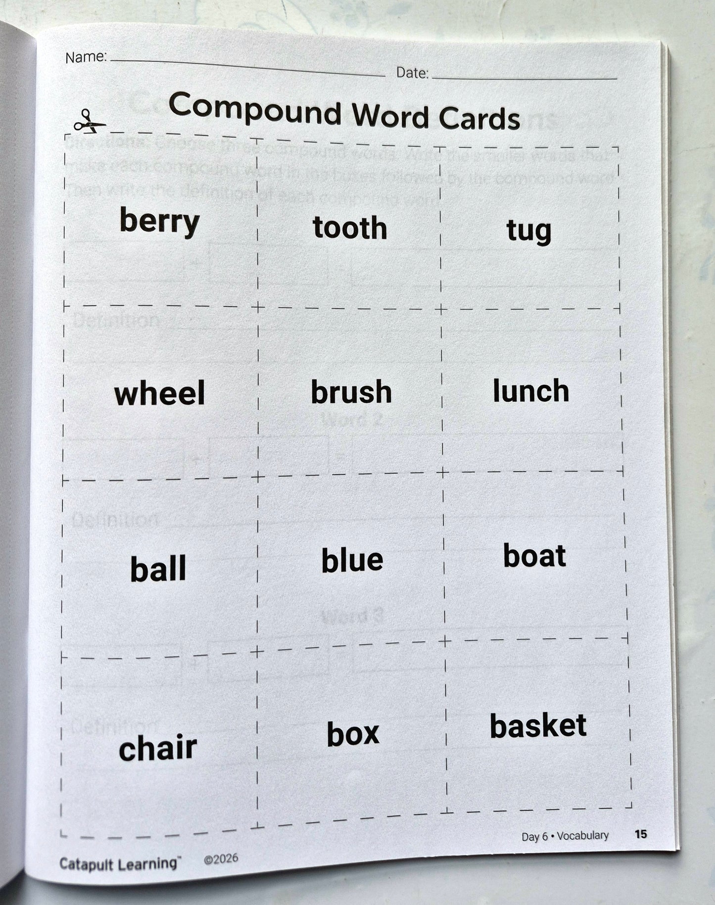 Writing in the Wild Summer Journey Student Resource Book (New, 2026, Pbk, 72 pgs, Catapult Learning)