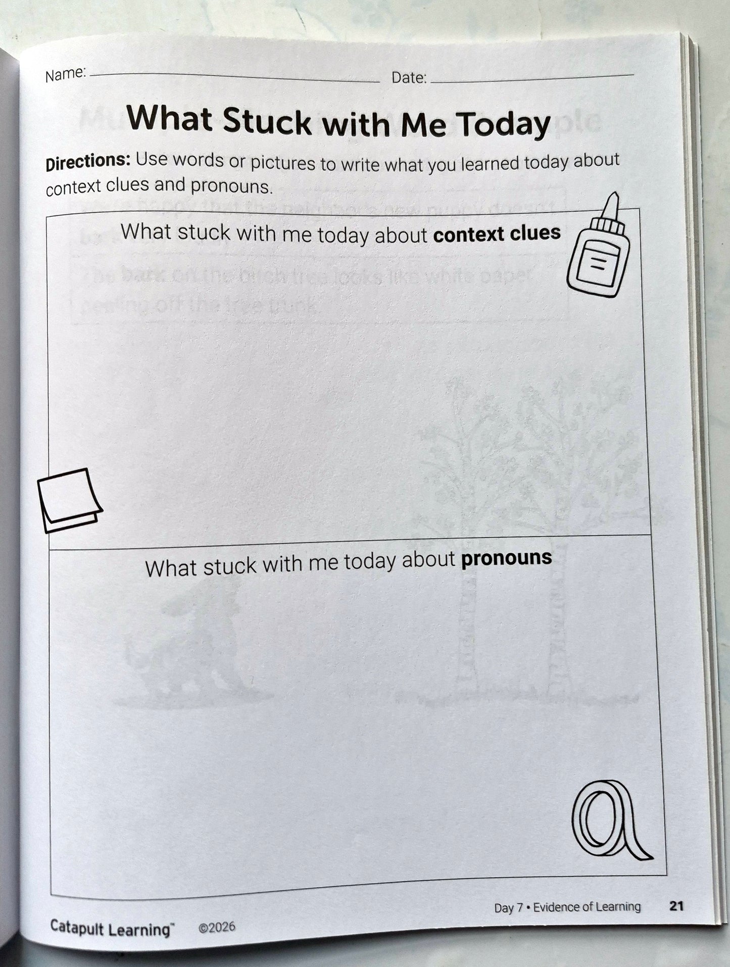 Writing in the Wild Summer Journey Student Resource Book (New, 2026, Pbk, 72 pgs, Catapult Learning)