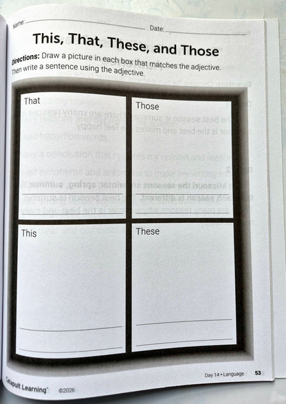 Writing in the Wild Summer Journey Student Resource Book (New, 2026, Pbk, 72 pgs, Catapult Learning)