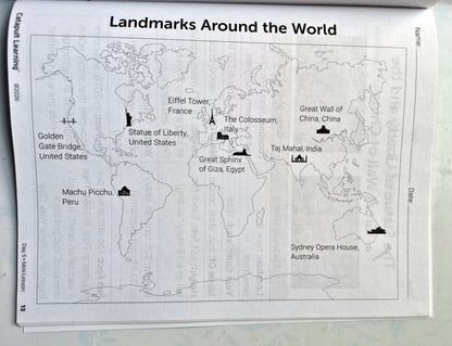 Globe-Trotters Summer Journey Student Resource Book (New, 2026, Pbk, 37 pgs, Catapult Learning)