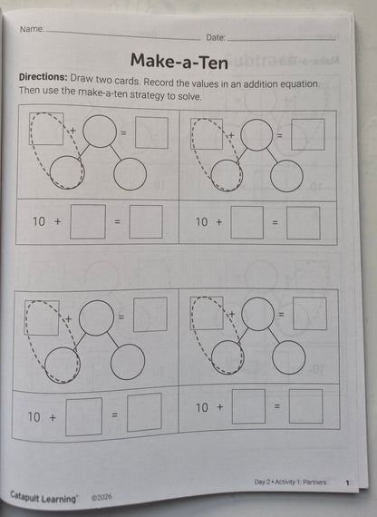 Adventures in Addition and Subtraction Student Resource Book (New, 2026, Pbk, 87 pgs, Catapult Learning)
