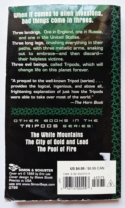 When the Tripods Came by John Christopher (Good, 1999, Pbk, 151 pgs, Simon & Schuster)
