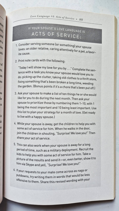 The 5 Love Languages: The Secret to Love that Lasts by Gary Chapman (Very good, 2010, Pbk, 203 pgs, Northfield Pub.)