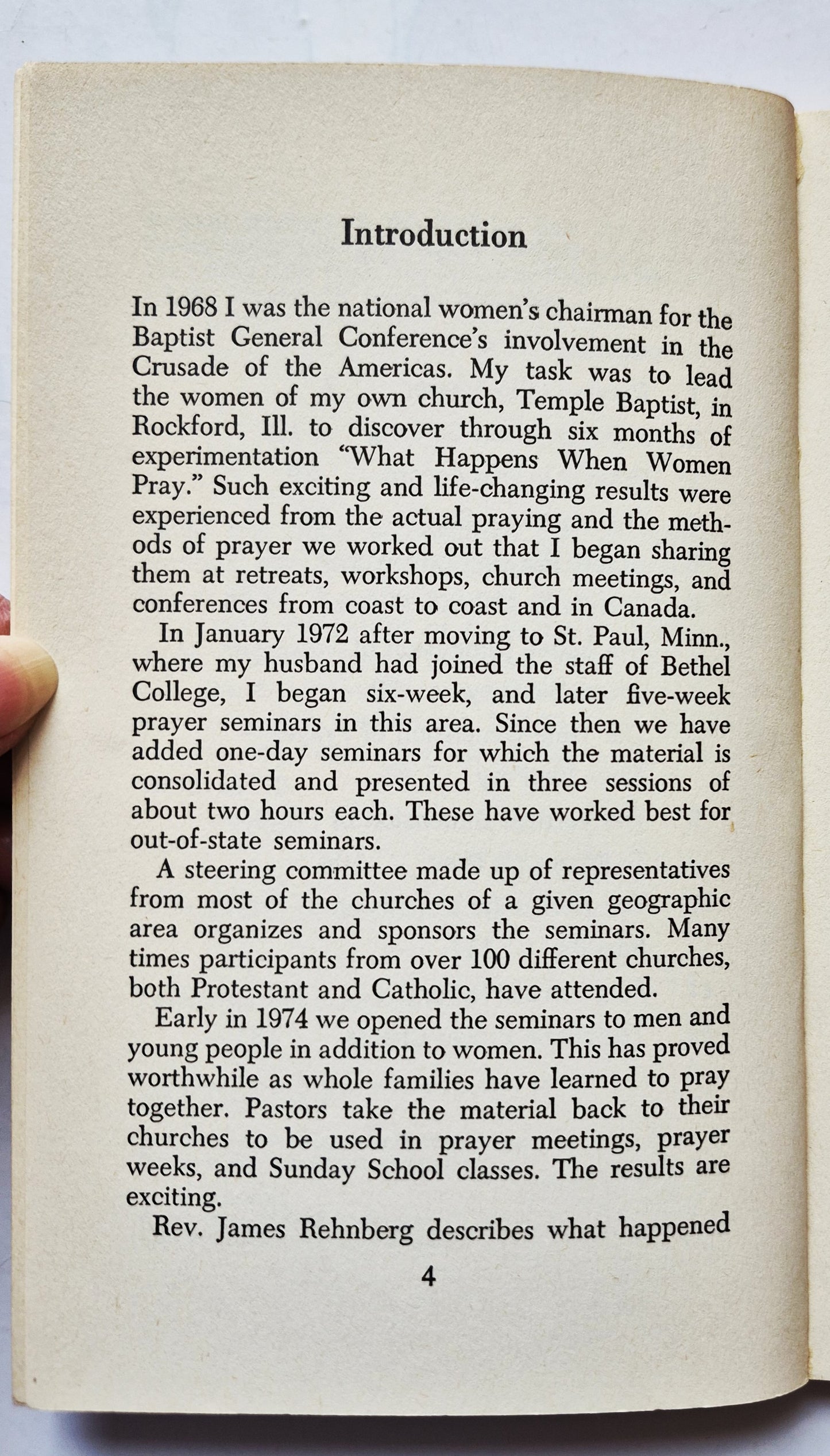 What Happens When Women Pray von Evelyn Christenson (Sehr gut, 1975, Tb, 144 Seiten, Victor Books)