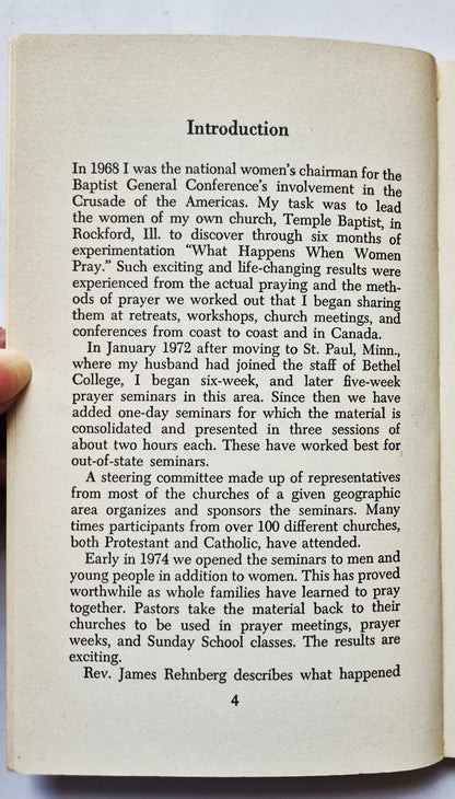 What Happens When Women Pray von Evelyn Christenson (Sehr gut, 1975, Tb, 144 Seiten, Victor Books)