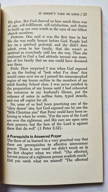 What Happens When Women Pray von Evelyn Christenson (Sehr gut, 1975, Tb, 144 Seiten, Victor Books)