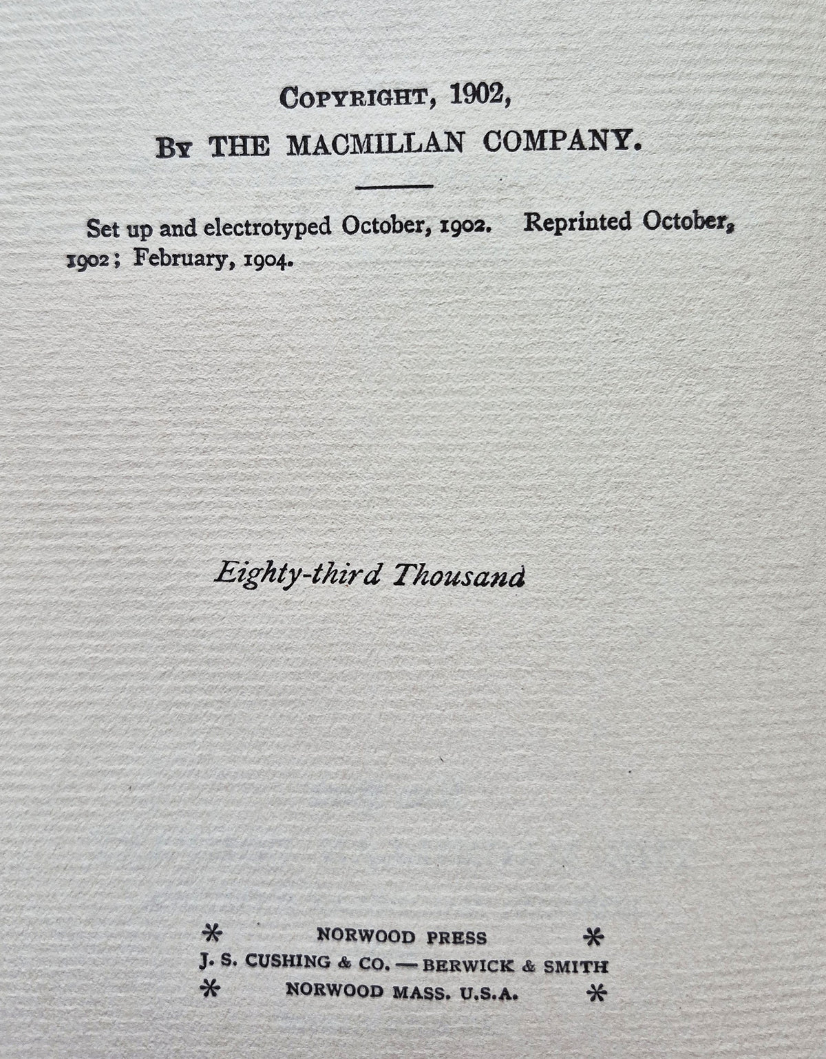 Cecilia by F. Marion Crawford (Good, 1904, HC, 421 pgs, The Macmillan Co.)