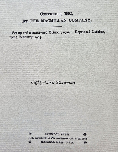 Cecilia by F. Marion Crawford (Good, 1904, HC, 421 pgs, The Macmillan Co.)