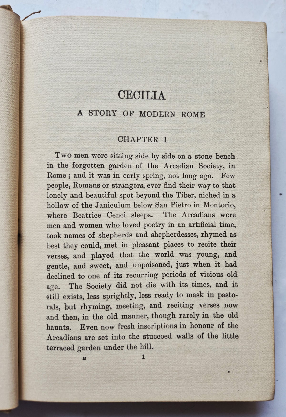 Cecilia by F. Marion Crawford (Good, 1904, HC, 421 pgs, The Macmillan Co.)