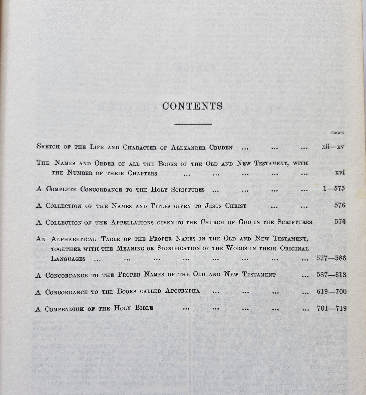 Cruden's Concordance Unabridged Edition by Alexander Cruden (Very Good, 1982, HC, 719 pgs, Baker House Books)