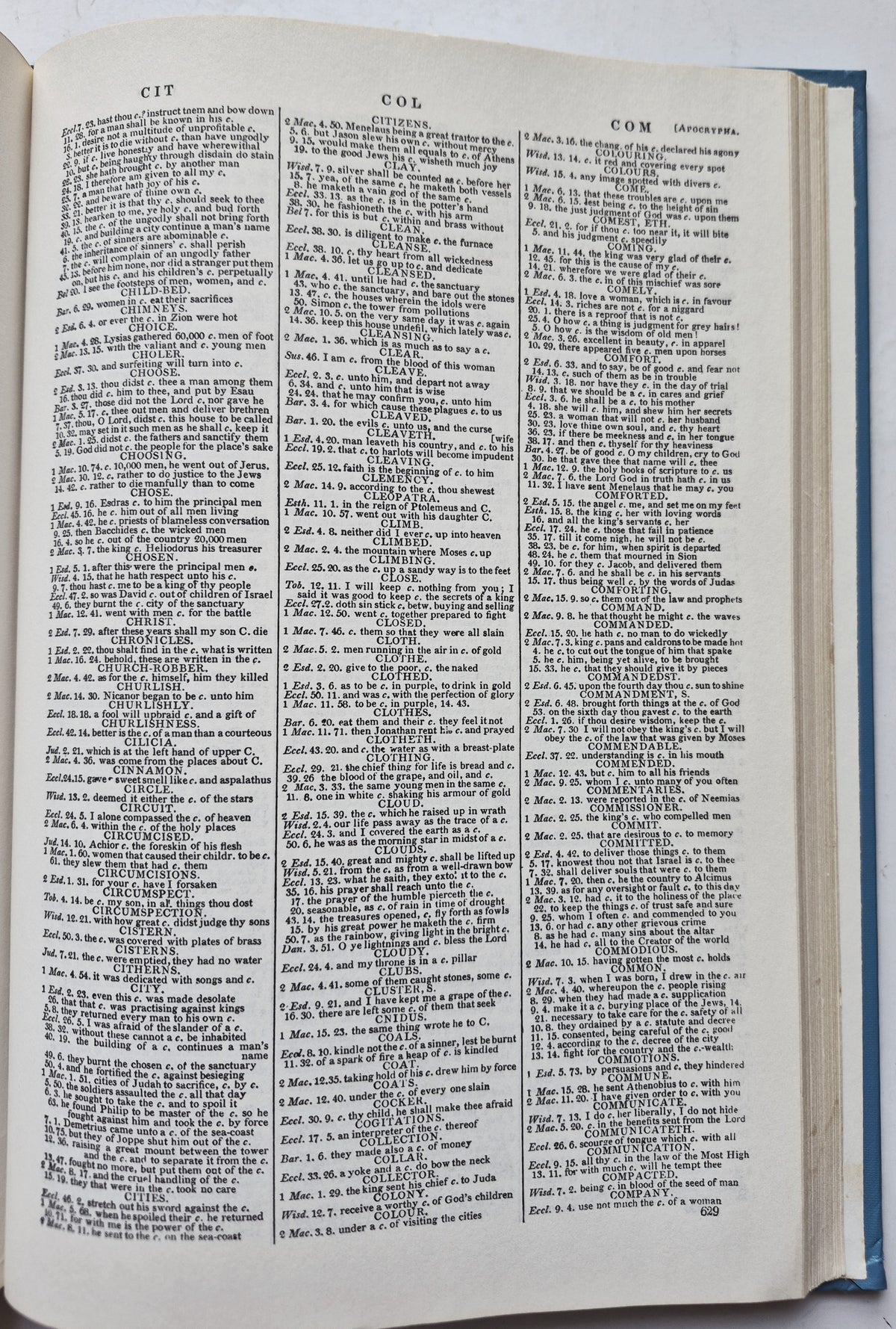 Cruden's Concordance Unabridged Edition by Alexander Cruden (Very Good, 1982, HC, 719 pgs, Baker House Books)