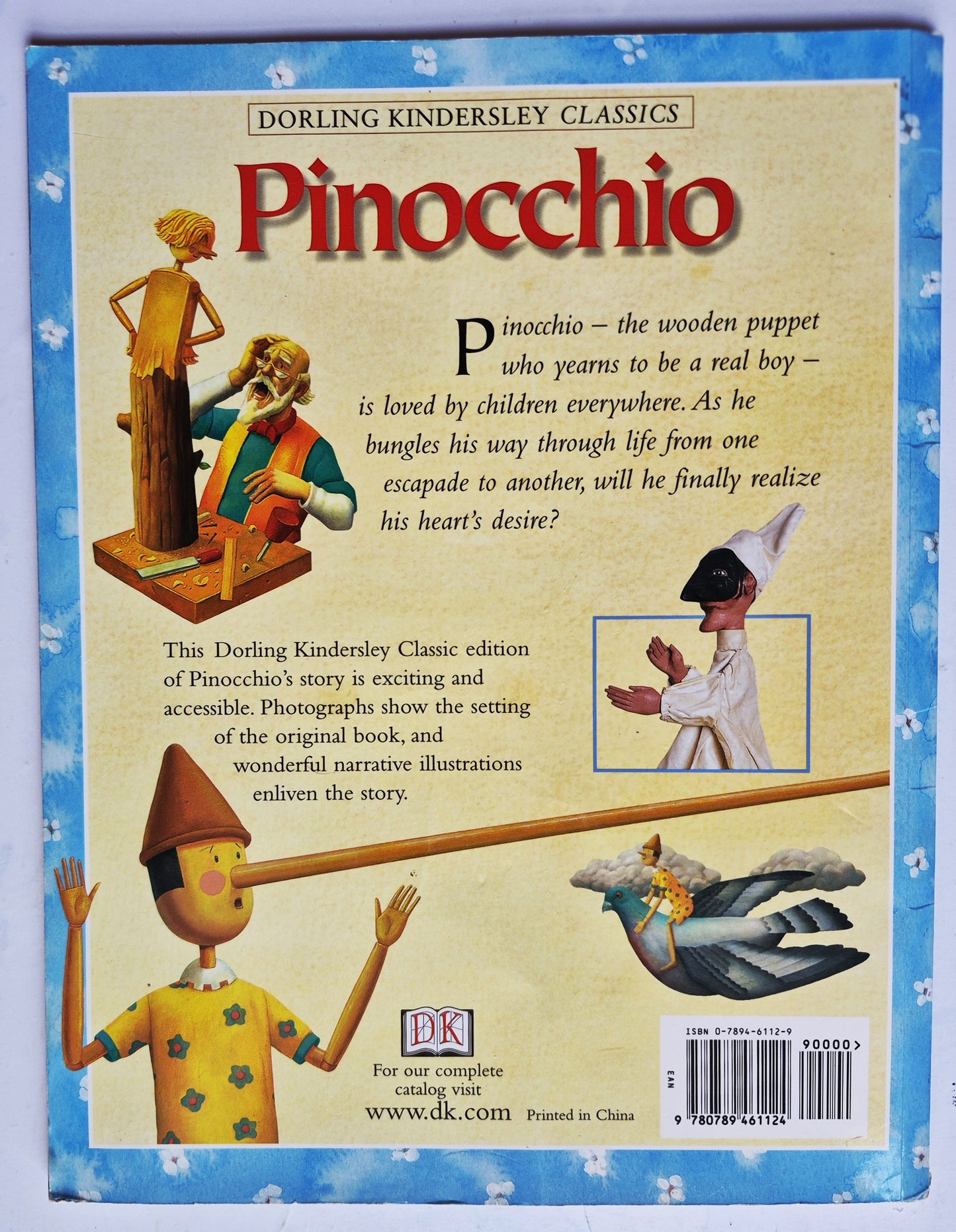 Pinocho de Carlo Collodi; Jane Fior; Simon Bartram (Bueno, 1999, Tapa blanda, 48 págs., Dorling Kindersley Classics)