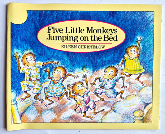 Five Little Monkeys Jumping on the Bed by Eileen Christelow (Very good, 1989, Pbk, 32 pgs, Scholastic)