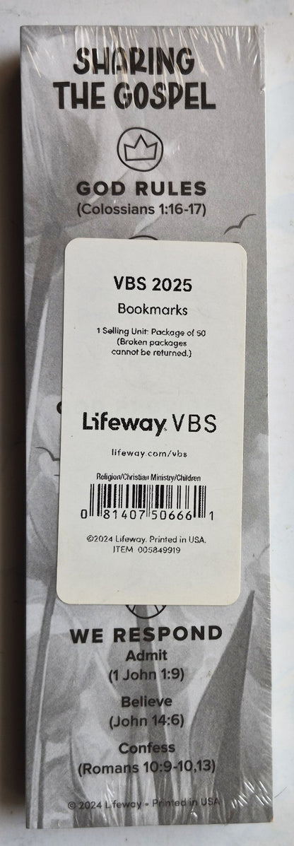 Lifeway VBS Magnified! Bookmarks package of 50 (2025, New)