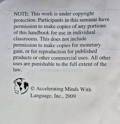 Differentiating Instruction of Content and Academic Language for English Language Learners (Grades K-8) by Catherine Brown (Good, 2009, Pbk, 138 pgs)
