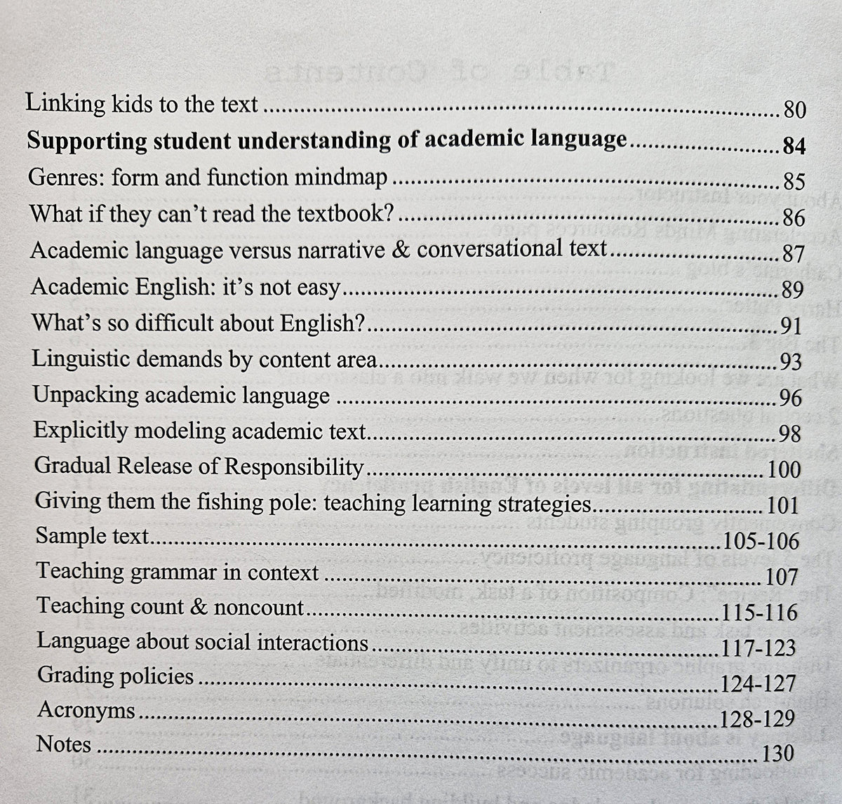 Differentiating Instruction of Content and Academic Language for English Language Learners (Grades K-8) by Catherine Brown (Good, 2009, Pbk, 138 pgs)