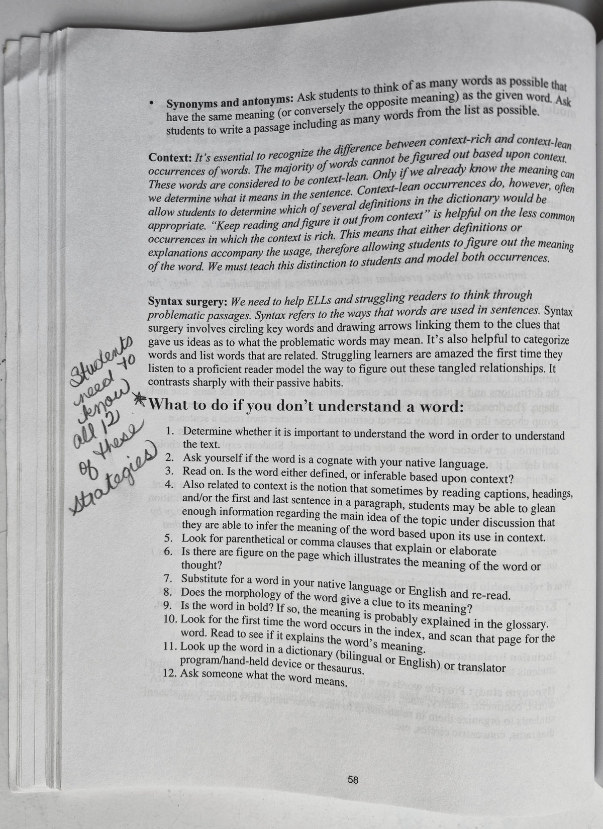 Differentiating Instruction of Content and Academic Language for English Language Learners (Grades K-8) by Catherine Brown (Good, 2009, Pbk, 138 pgs)