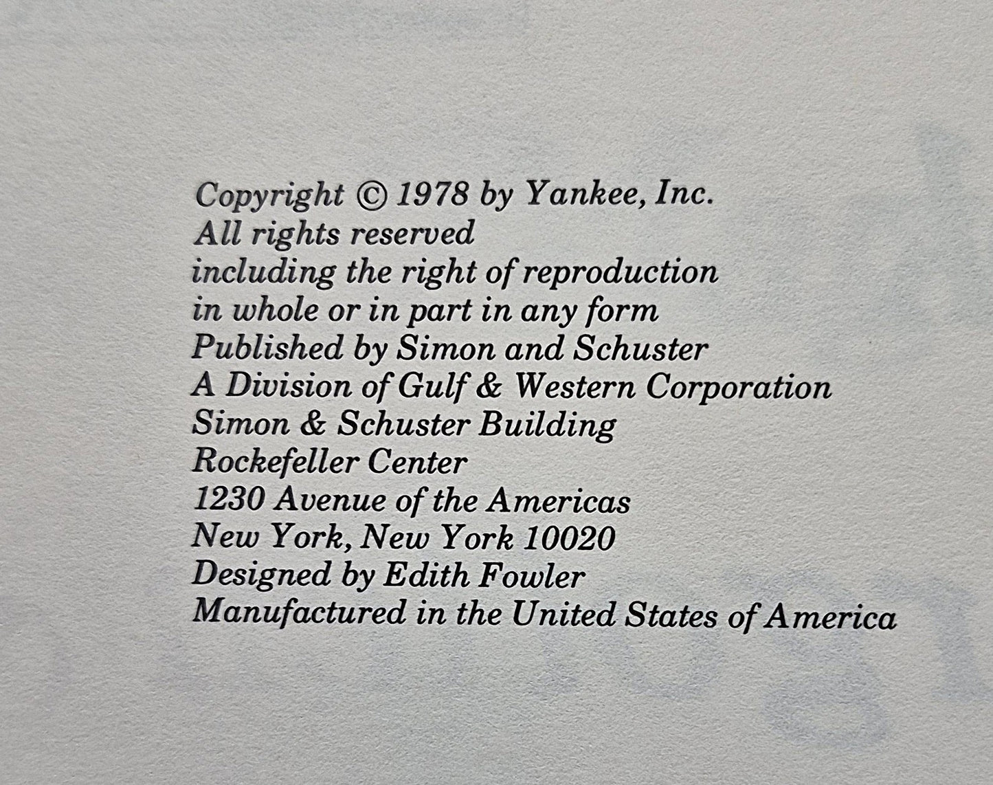 The Yankee Magazine Book of Forgotten Arts by R.M. Bacon (Very good, 1978, HC, 219 pgs, Simon & Schuster)