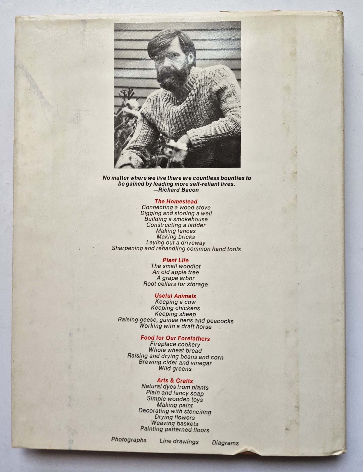 The Yankee Magazine Book of Forgotten Arts by R.M. Bacon (Very good, 1978, HC, 219 pgs, Simon & Schuster)