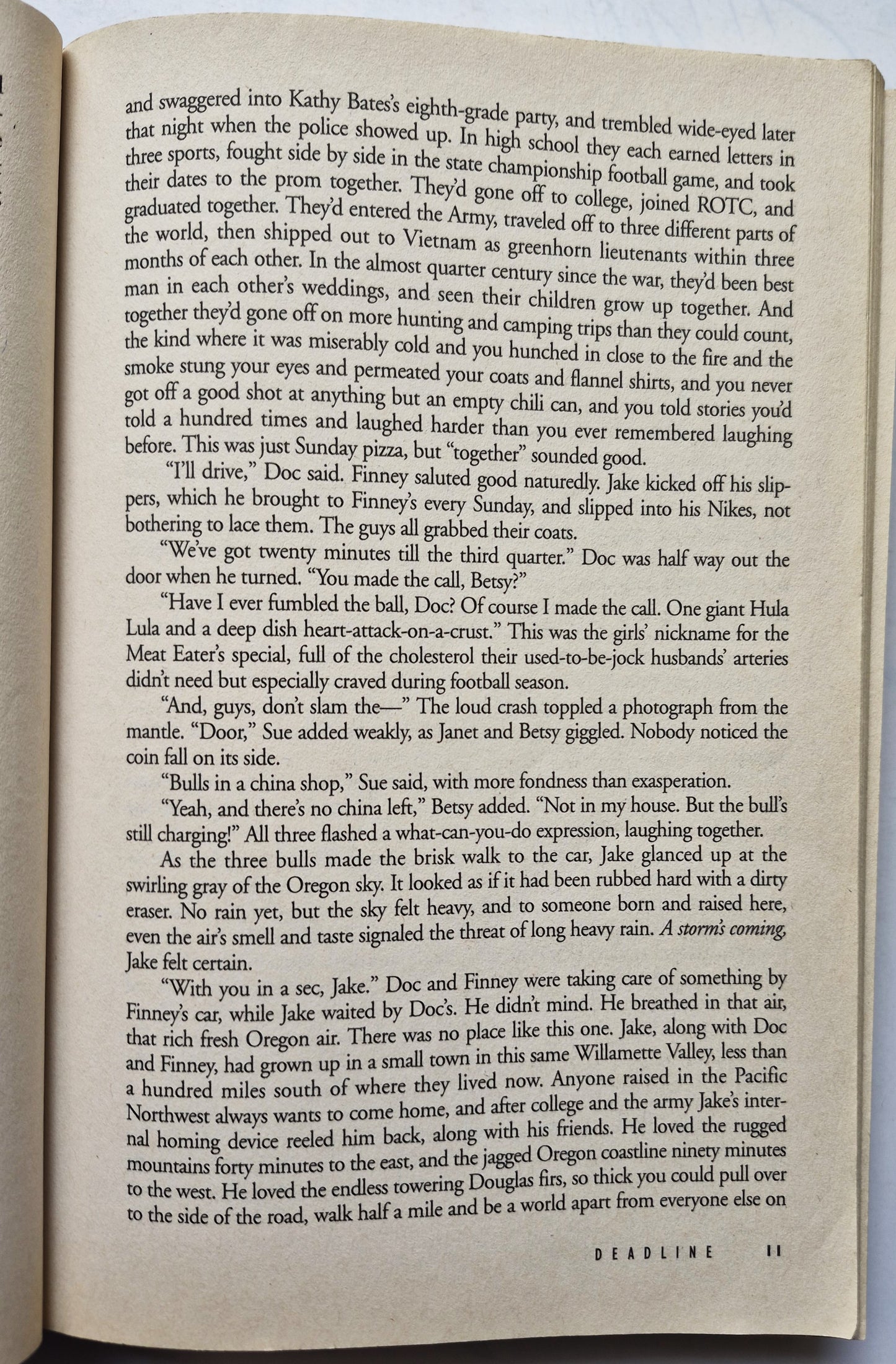 Deadline by Randy Alcorn (Ollie Chandler #1, Good, 1994, Pbk, 427 pgs, Multnomah)
