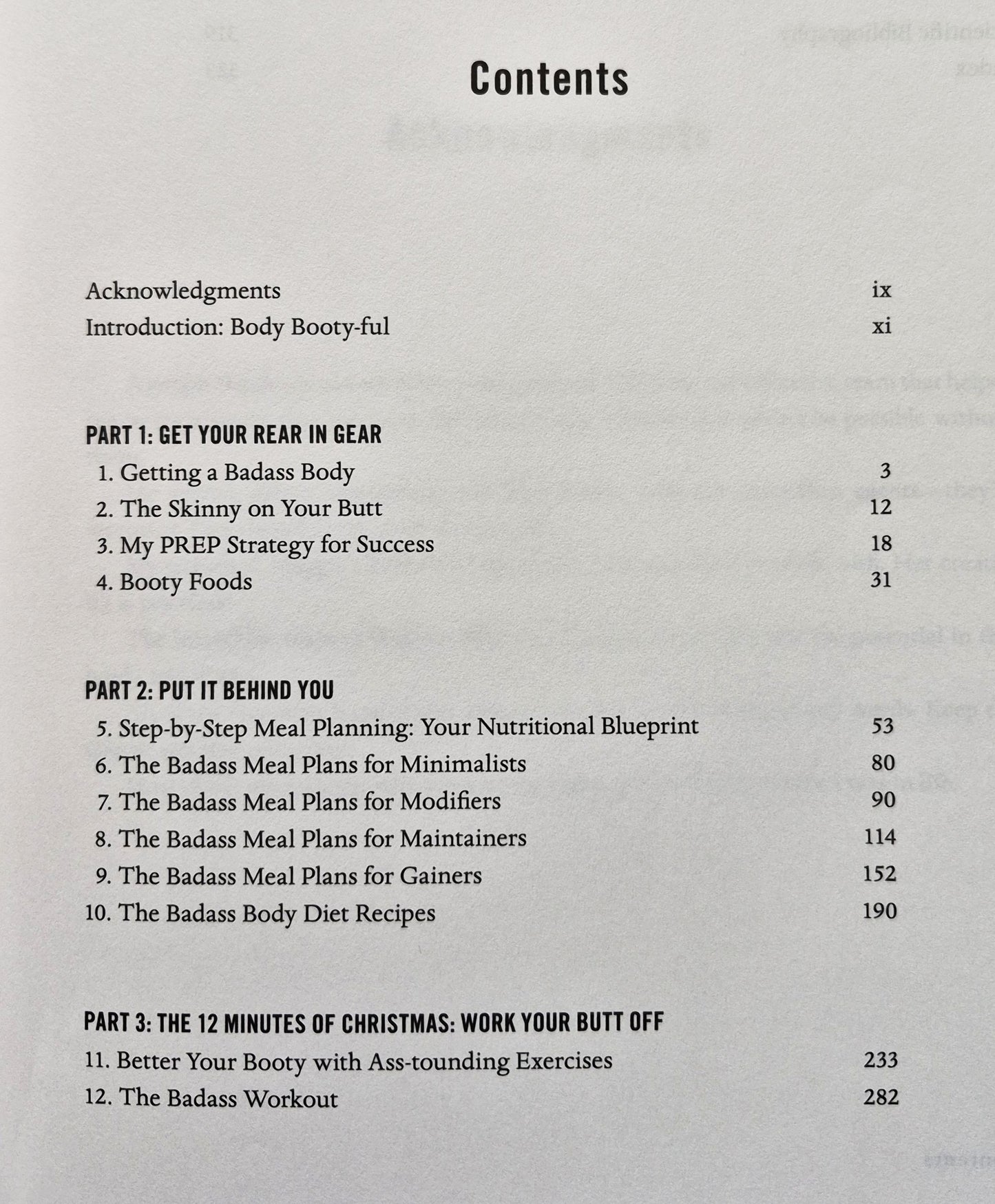 The Badass Body Diet by Christmas Abbott (Very good, 2015, Pbk, 328 pgs, William Morrow)